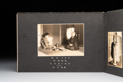 Six photo albums with sights, landmarks and people of Japan, 1st half 20th C.