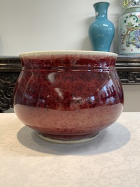 A large Chinese langyao-style copper-red censer, 19/20th C.