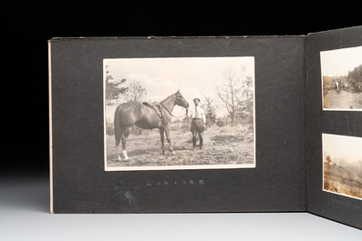 Six photo albums with sights, landmarks and people of Japan, 1st half 20th C.