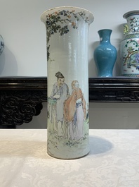 Five Chinese qianjiang cai wares , signed Wang Shaowei 王少維, Cheng Xingsheng 程興盛, Wang Xiaoting 汪小亭, 19/20th C.