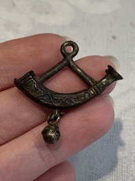 Two pewter-lead alloy pilgrim's badges, The Netherlands, 14/15th C.