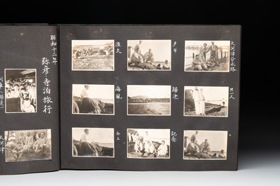 Six photo albums with sights, landmarks and people of Japan, 1st half 20th C.
