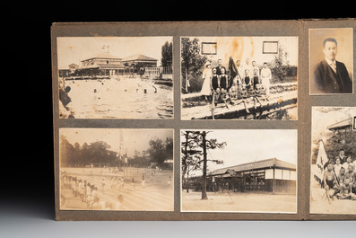 Six photo albums with sights, landmarks and people of Japan, 1st half 20th C.