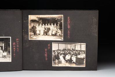 Six photo albums with sights, landmarks and people of Japan, 1st half 20th C.