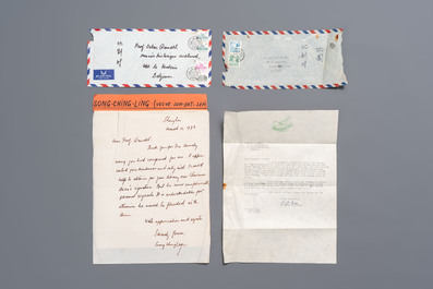 A collection of documents, letters and books relating to Soong Ching-ling 宋庆龄, 20th C.