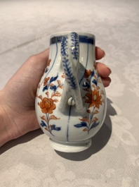 Two Chinese Imari-style jugs with covers, 18th C.
