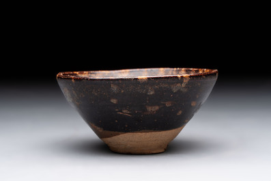 A Chinese Jizhou tortoiseshell-glazed tea bowl, Southern Song