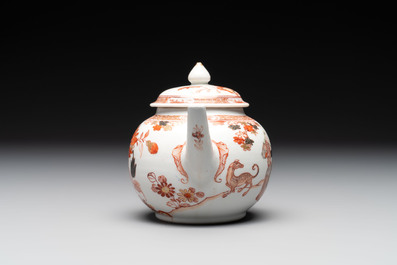 A Chinese verte-Imari 'Governor Duff' teapot, Yongzheng