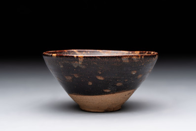 A Chinese Jizhou tortoiseshell-glazed tea bowl, Southern Song
