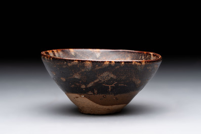 A Chinese Jizhou tortoiseshell-glazed tea bowl, Southern Song