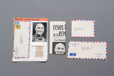 A collection of documents, letters and books relating to Chiang Kai-shek 蔣介石, 20th C.