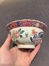 Six Chinese famille rose 'phoenix and peony' bowls and plates for the Straits or Peranakan market, Republic