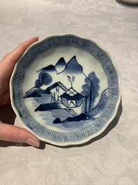 A collection of 20 Japanese Imari, blue and white wares, 18th C. and later