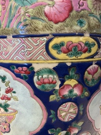 A pair of Chinese famille rose vases for the Straits or Peranakan market, 19th C.
