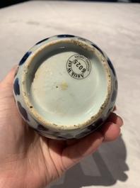 A collection of 20 Japanese Imari, blue and white wares, 18th C. and later