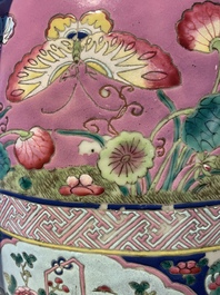 A pair of Chinese famille rose vases for the Straits or Peranakan market, 19th C.