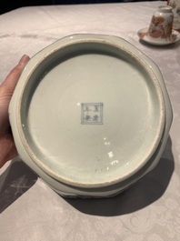 A collection of 20 Japanese Imari, blue and white wares, 18th C. and later