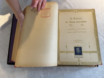 'The Great International Golden Book': portraits of distinguished Chinese and foreign residents, dated 1938