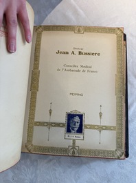 'The Great International Golden Book': portraits of distinguished Chinese and foreign residents, dated 1938