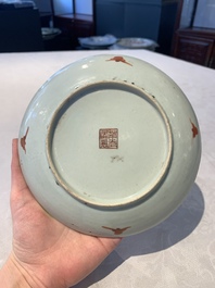 A collection of eight Chinese famille rose wares, 19th C.