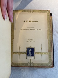 'The Great International Golden Book': portraits of distinguished Chinese and foreign residents, dated 1938