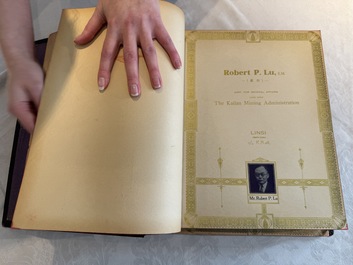 'The Great International Golden Book': portraits of distinguished Chinese and foreign residents, dated 1938