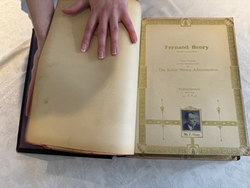 'The Great International Golden Book': portraits of distinguished Chinese and foreign residents, dated 1938