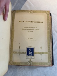 'The Great International Golden Book': portraits of distinguished Chinese and foreign residents, dated 1938