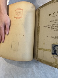 'The Great International Golden Book': portraits of distinguished Chinese and foreign residents, dated 1938