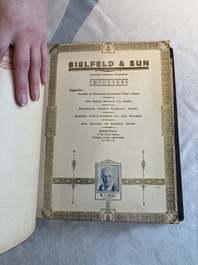 'The Great International Golden Book': portraits of distinguished Chinese and foreign residents, dated 1938