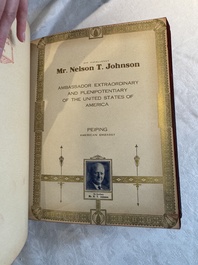 'The Great International Golden Book': portraits of distinguished Chinese and foreign residents, dated 1938