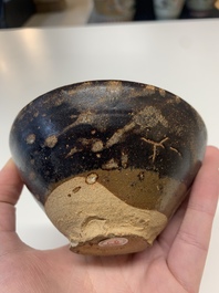 A Chinese Jizhou tortoiseshell-glazed tea bowl, Southern Song