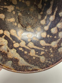 A Chinese Jizhou tortoiseshell-glazed tea bowl, Southern Song