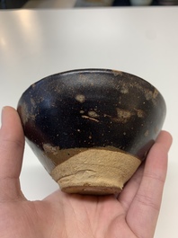 A Chinese Jizhou tortoiseshell-glazed tea bowl, Southern Song