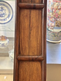 A Chinese huanghuali wooden folding chair, 17/18th C.
