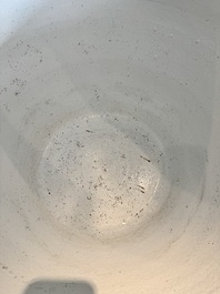 A massive Chinese blue and white 'Bajixiang' fish bowl, Qianlong