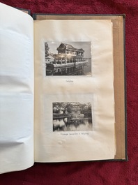 A photo album with sights and landmarks in China by staff of the Belgian Embassy, 20th C.