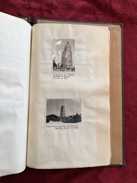 A photo album with sights and landmarks in China by staff of the Belgian Embassy, 20th C.