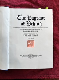 D. Mennie and P. Weale: 'The Pageant of Peking', Shanghai, dated Feb. 1922
