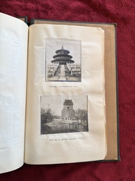 A photo album with sights and landmarks in China by staff of the Belgian Embassy, 20th C.