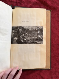 A photo album with sights and landmarks in China by staff of the Belgian Embassy, 20th C.