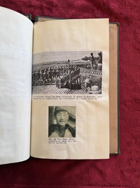 A photo album with sights and landmarks in China by staff of the Belgian Embassy, 20th C.