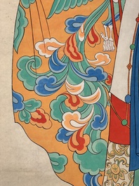 Follower of Zhang Daqian 張大千 (1898-1983): 'Beauty', ink and colour on paper