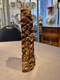 A Chinese huali wooden shrine, 17/18th C.