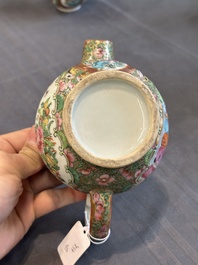 A Chinese Canton famille rose 38-piece tea service, 19th C.