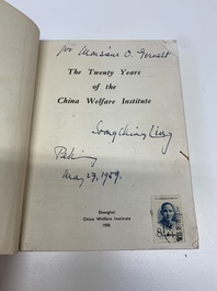 A collection of documents, letters and books relating to Soong Ching-ling 宋庆龄, 20th C.