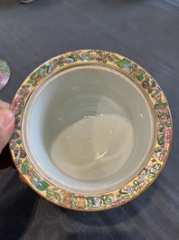 A Chinese Canton famille rose 38-piece tea service, 19th C.