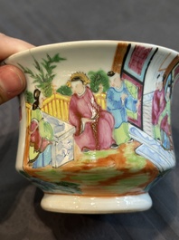 A Chinese Canton famille rose 38-piece tea service, 19th C.