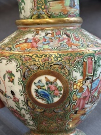 A Chinese Canton famille rose 38-piece tea service, 19th C.