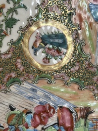 A Chinese Canton famille rose 38-piece tea service, 19th C.